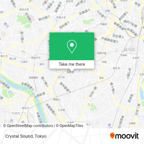 Crystal Sound map