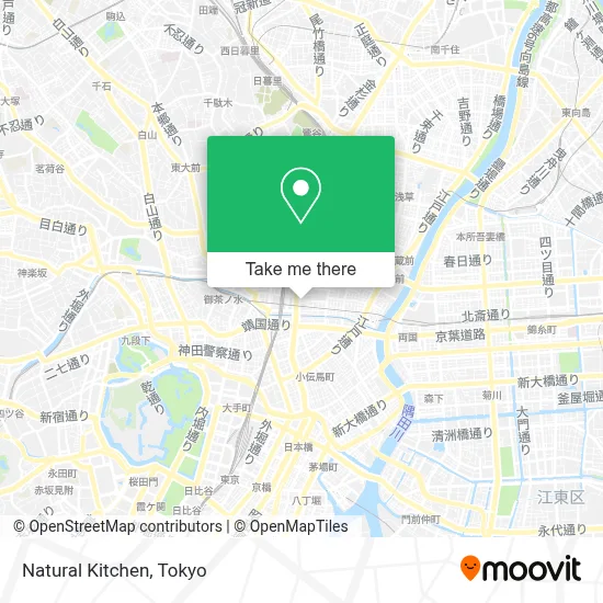 Natural Kitchen map