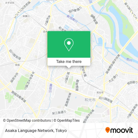 Asaka Language Network map