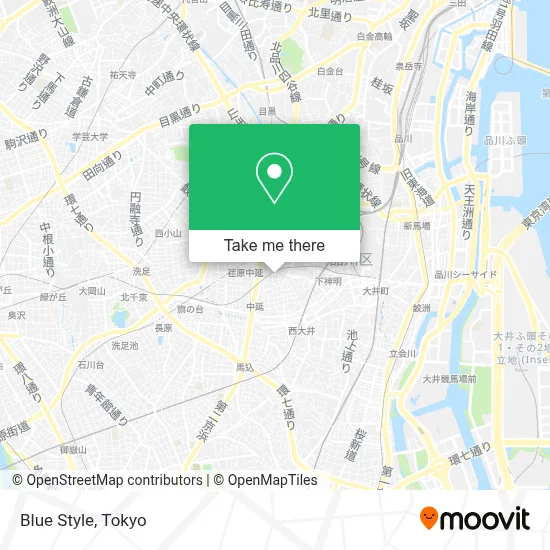 Blue Style map
