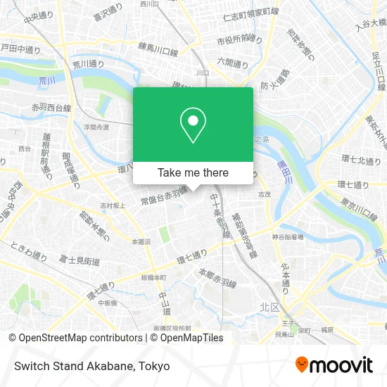 Switch Stand Akabane map