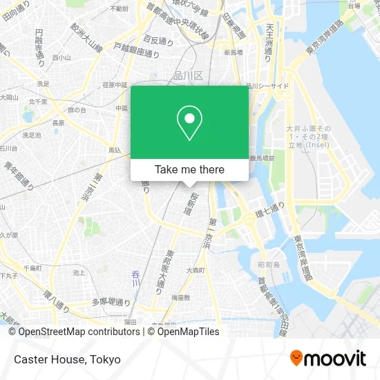 Caster House map