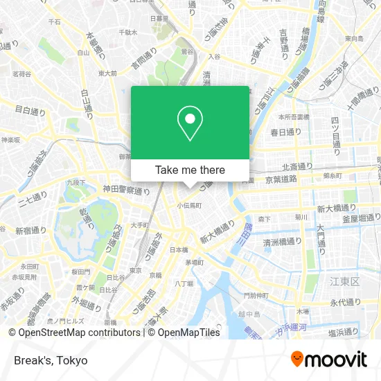 Break's map