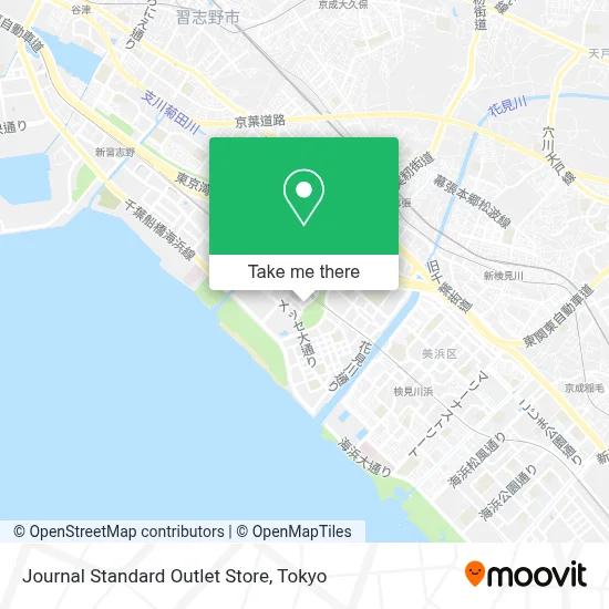 Journal Standard Outlet Store map