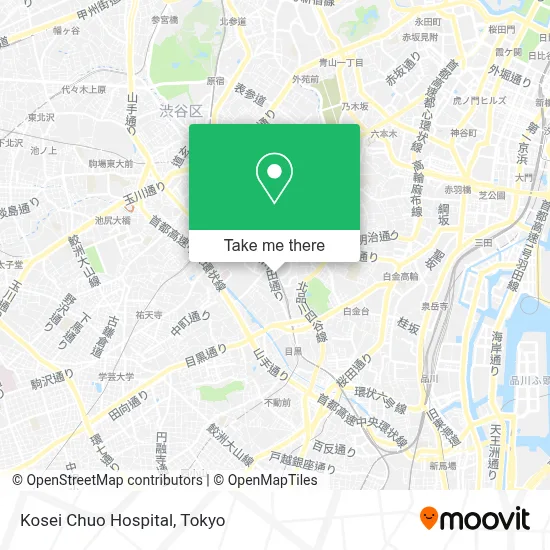 Kosei Chuo Hospital map