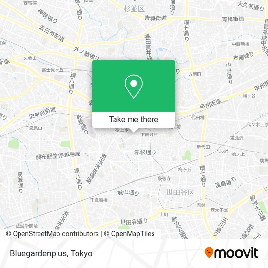 Bluegardenplus map