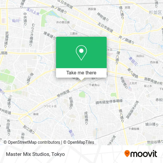 Master Mix Studios map