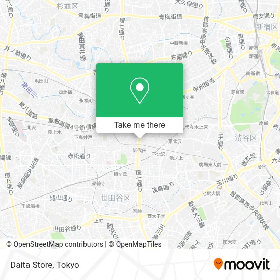 Daita Store map