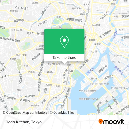 Cico's Kitchen map