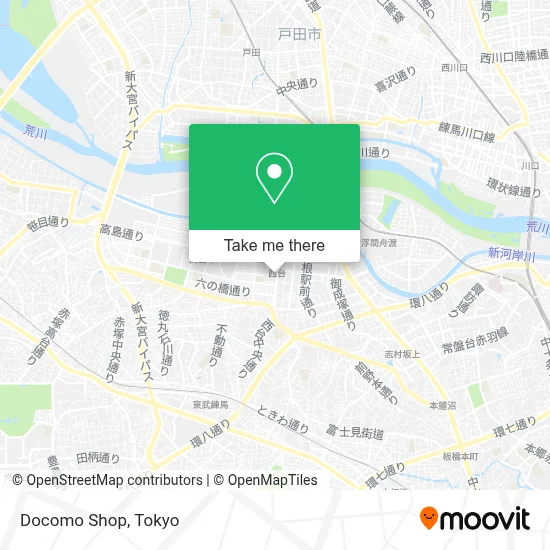 Docomo Shop map