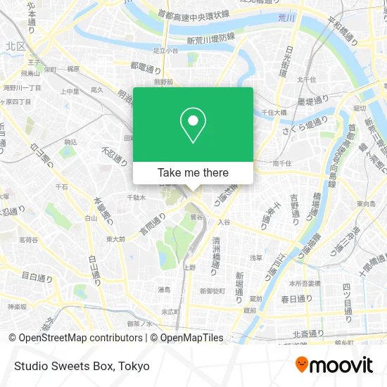 Studio Sweets Box map