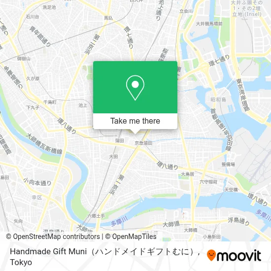 Handmade Gift Muni（ハンドメイドギフトむに） map