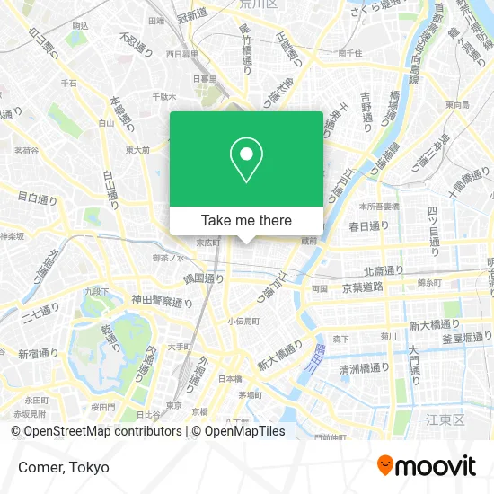 Comer map