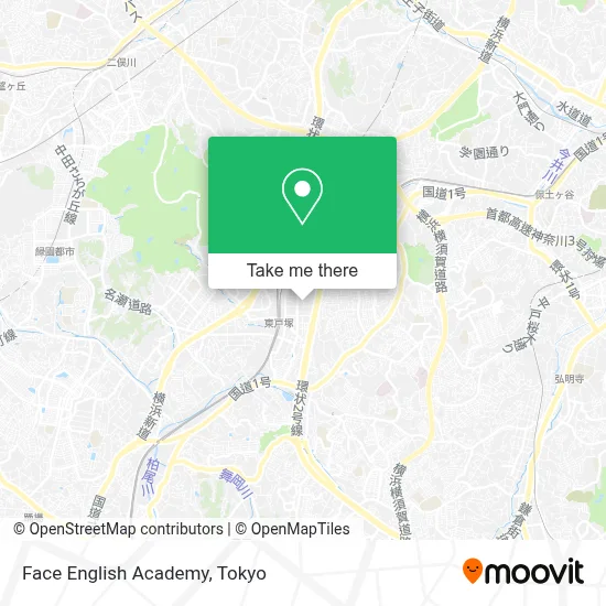 Face English Academy map
