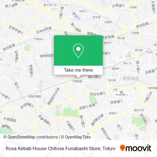 Rosa Kebab House Chitose Funabashi Store map