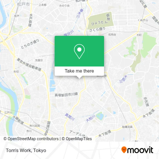 Tom's Work map