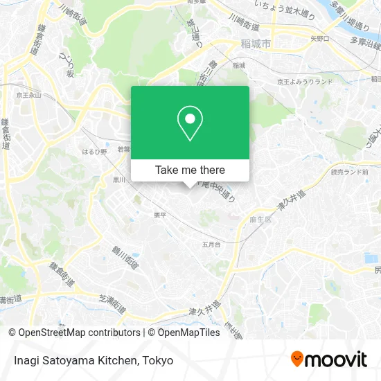 Inagi Satoyama Kitchen map