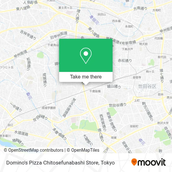 Domino's Pizza Chitosefunabashi Store map