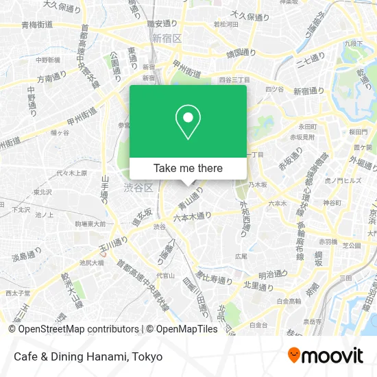 Cafe & Dining Hanami map