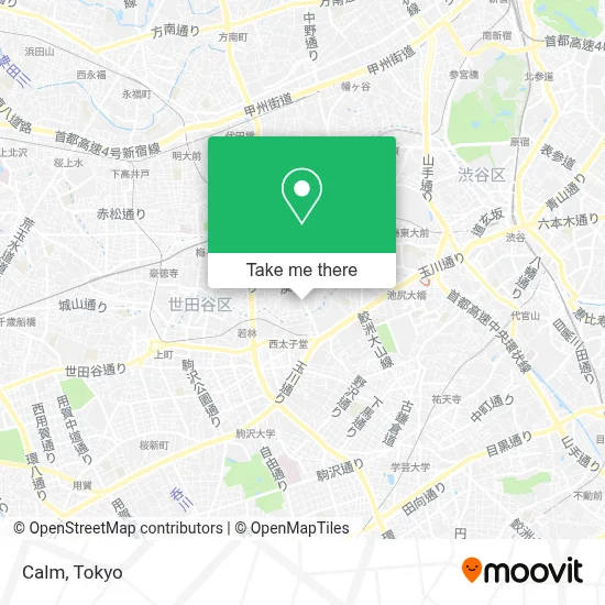Calm map