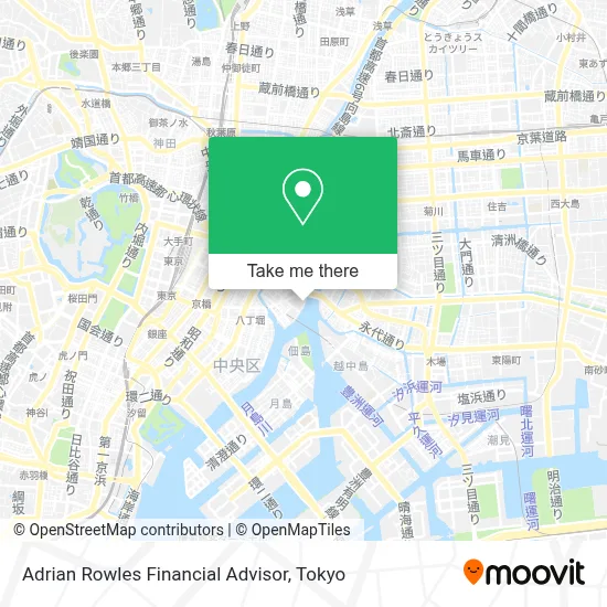 Adrian Rowles Financial Advisor map