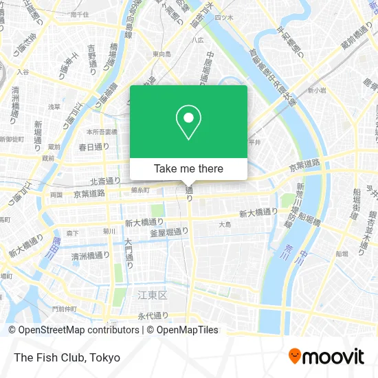 The Fish Club map