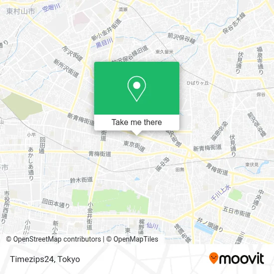 Timezips24 map