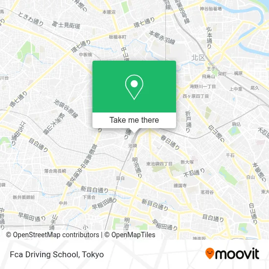 Fca Driving School map
