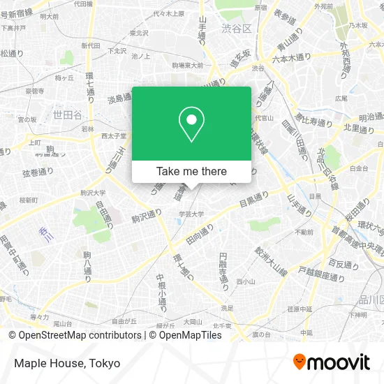 Maple House map