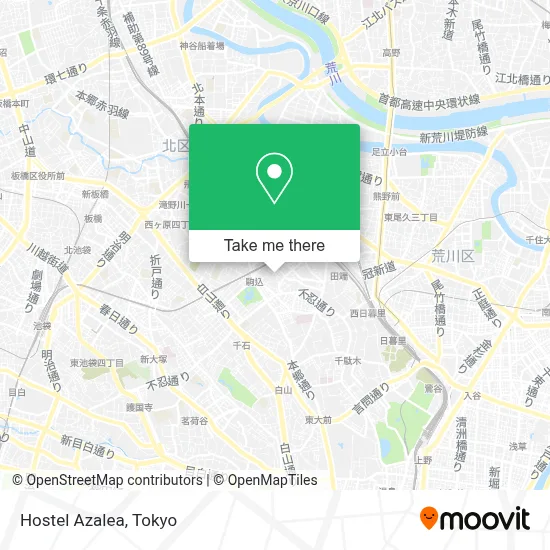 Hostel Azalea map