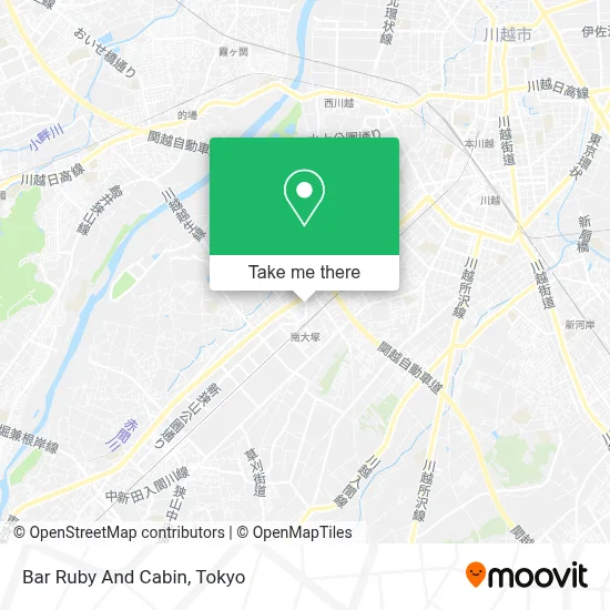 Bar Ruby And Cabin map