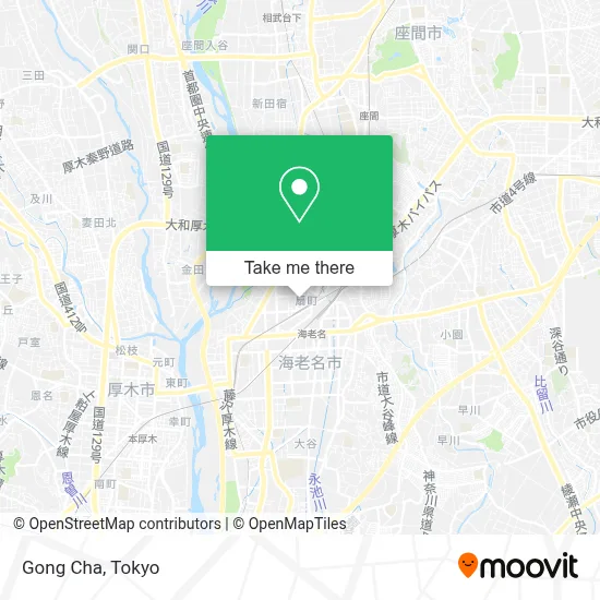 Gong Cha map