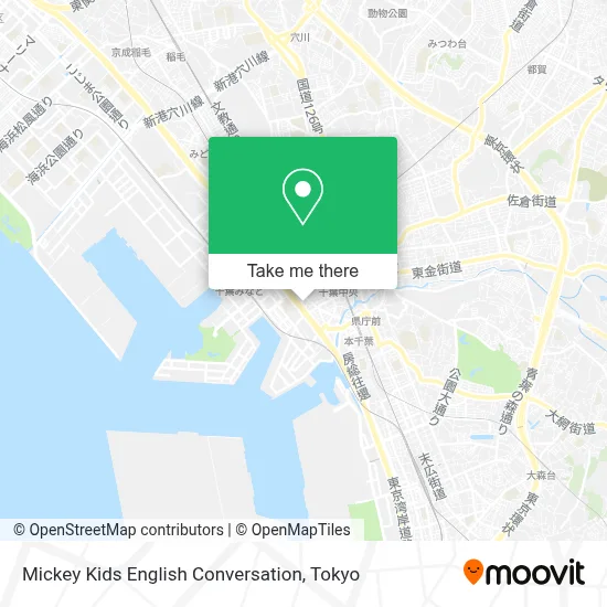 Mickey Kids English Conversation map