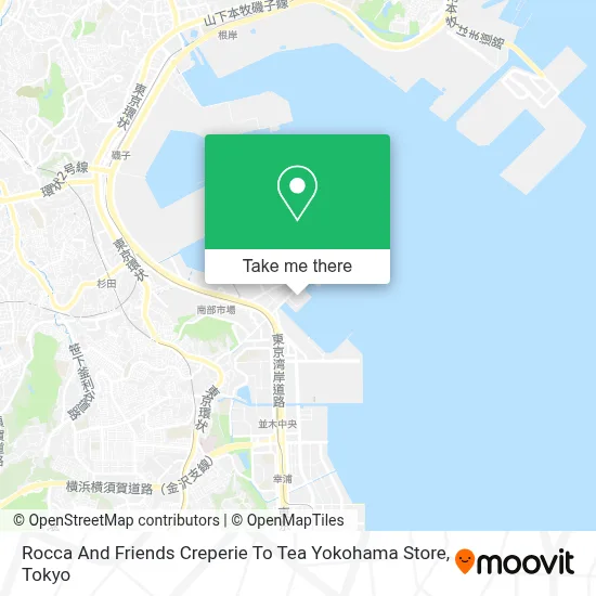 Rocca And Friends Creperie To Tea Yokohama Store map