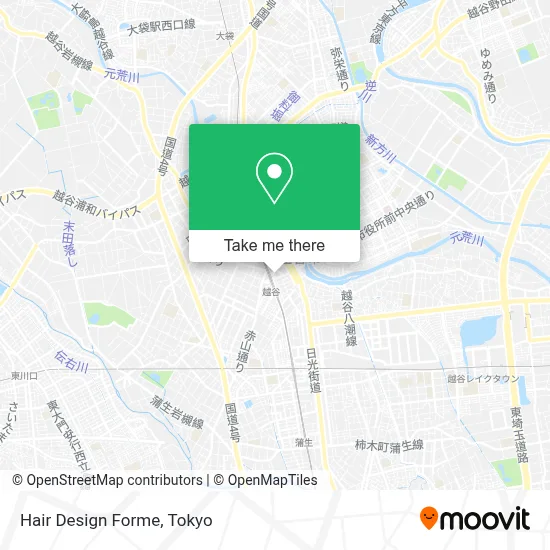 Hair Design Forme map