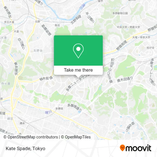 Kate Spade map