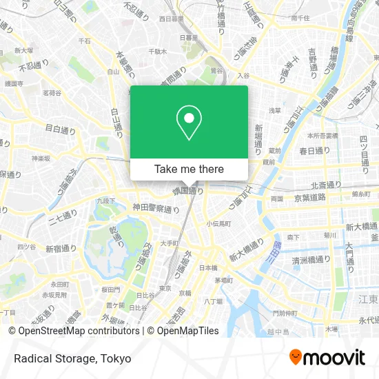 Radical Storage map
