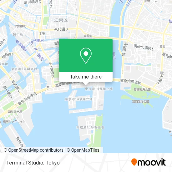 Terminal Studio map
