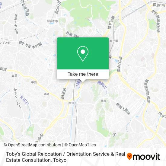 Toby's Global Relocation / Orientation Service & Real Estate Consultation map