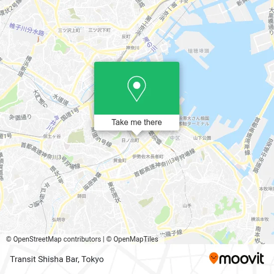 Transit Shisha Bar map