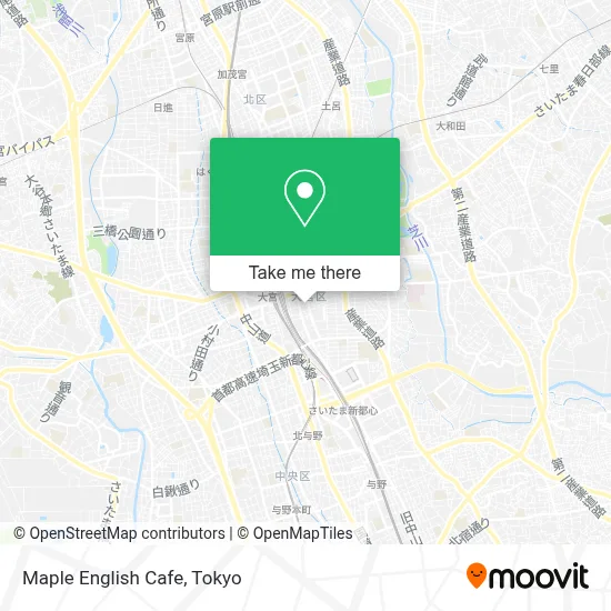 Maple English Cafe map