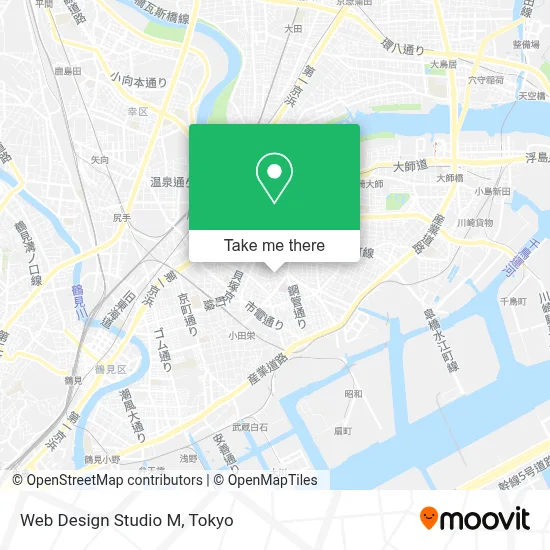 Web Design Studio M map