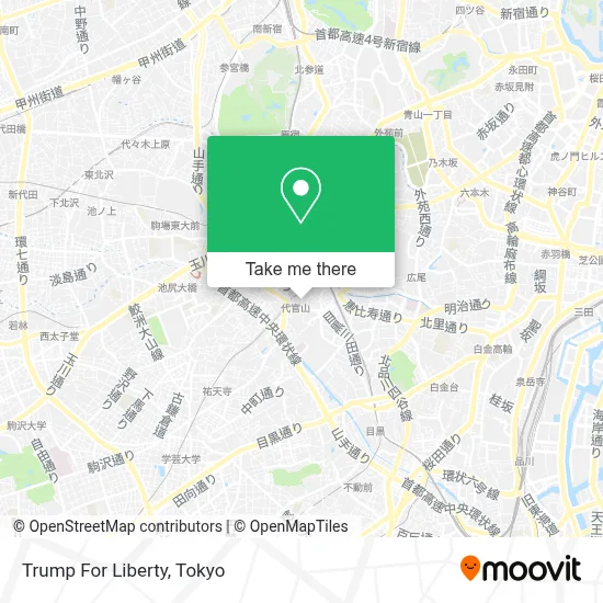 Trump For Liberty map