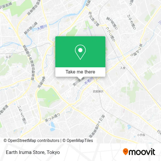 Earth Iruma Store map