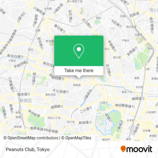 Peanuts Club map