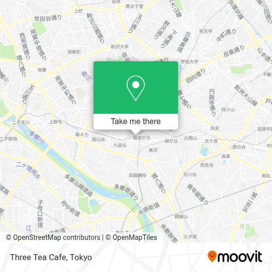 Three Tea Cafe map