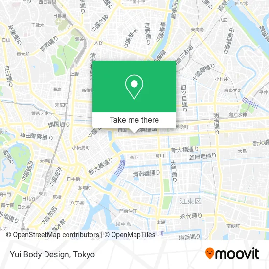 Yui Body Design map