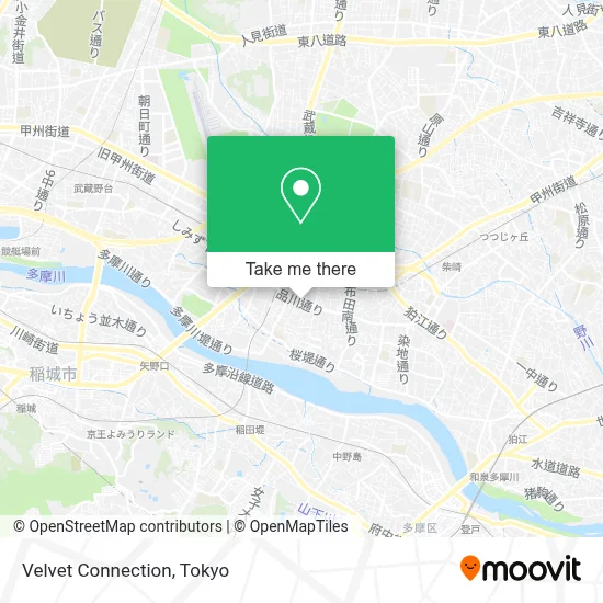 Velvet Connection map