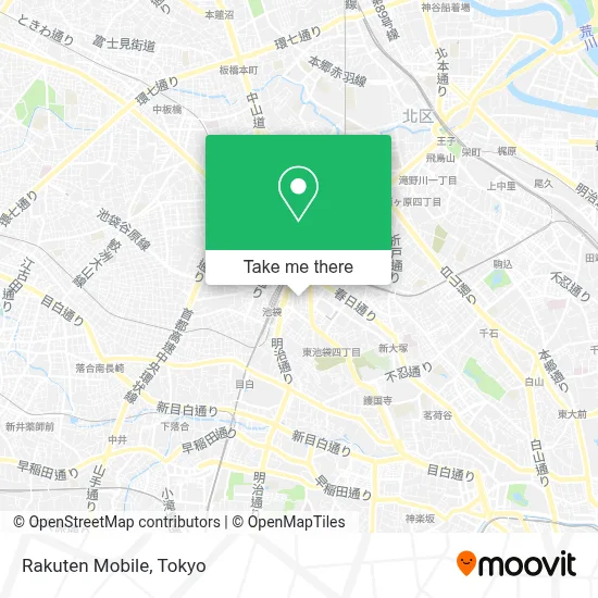 Rakuten Mobile map