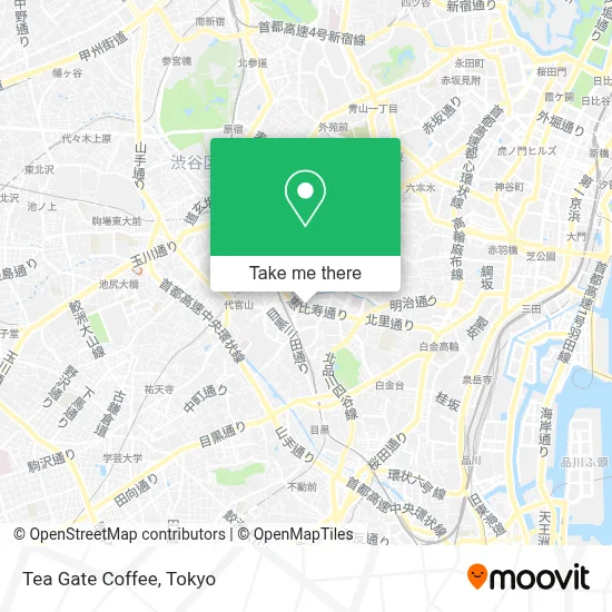 Tea Gate Coffee map